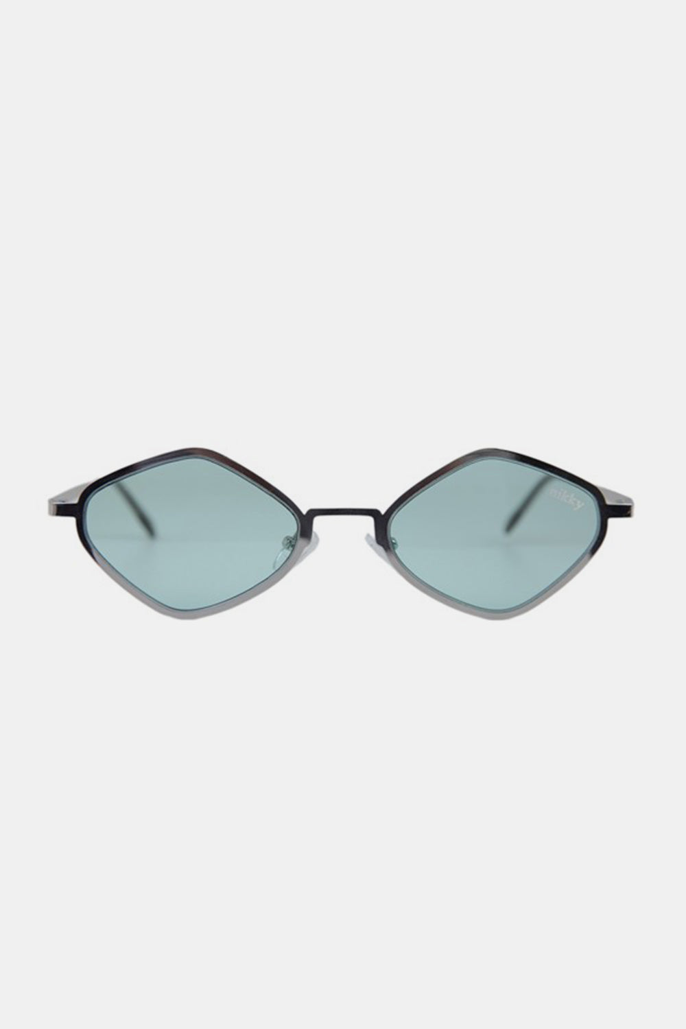 Metal Frame Geometric Sunglasses