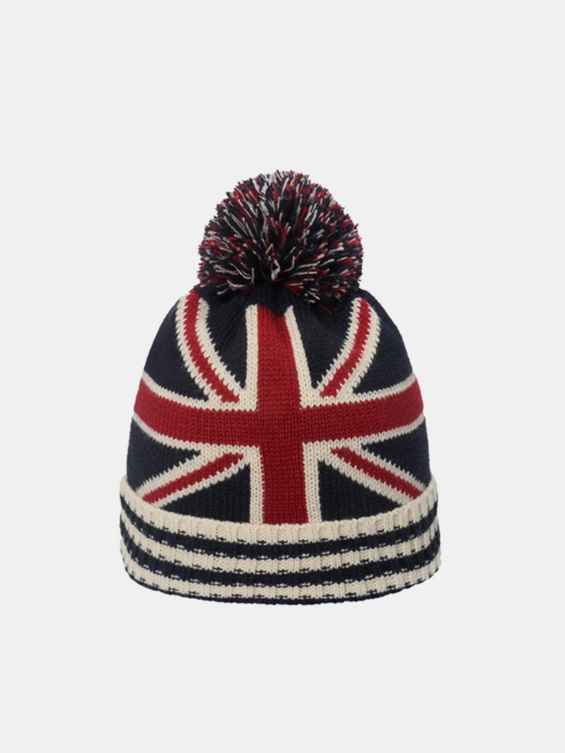 Roll Rim Flag Knit Hat