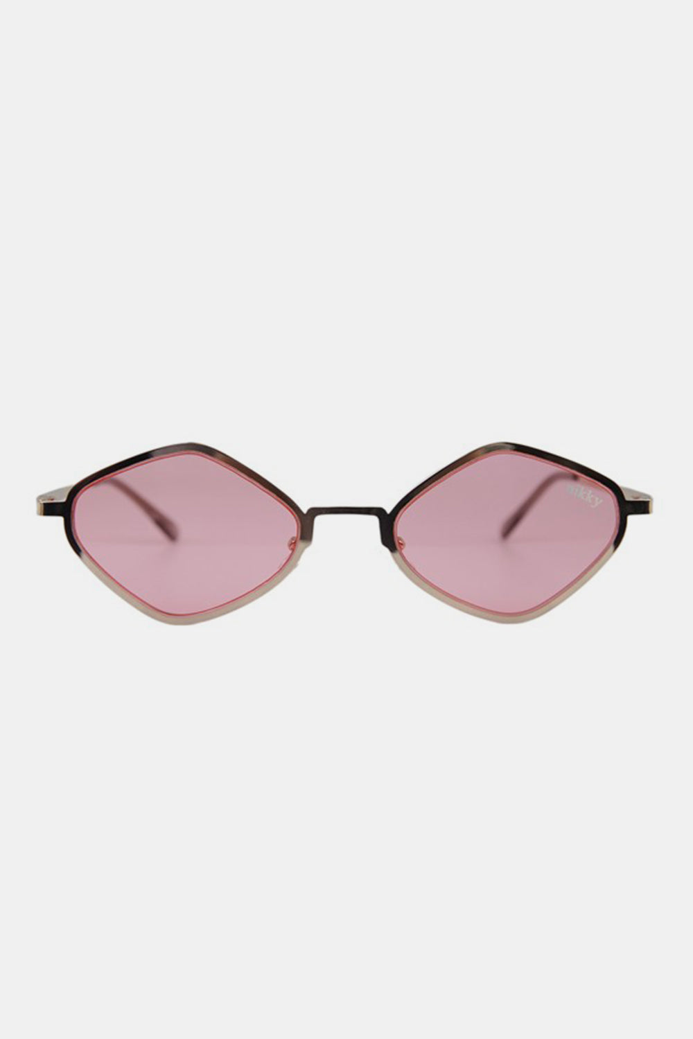 Metal Frame Geometric Sunglasses