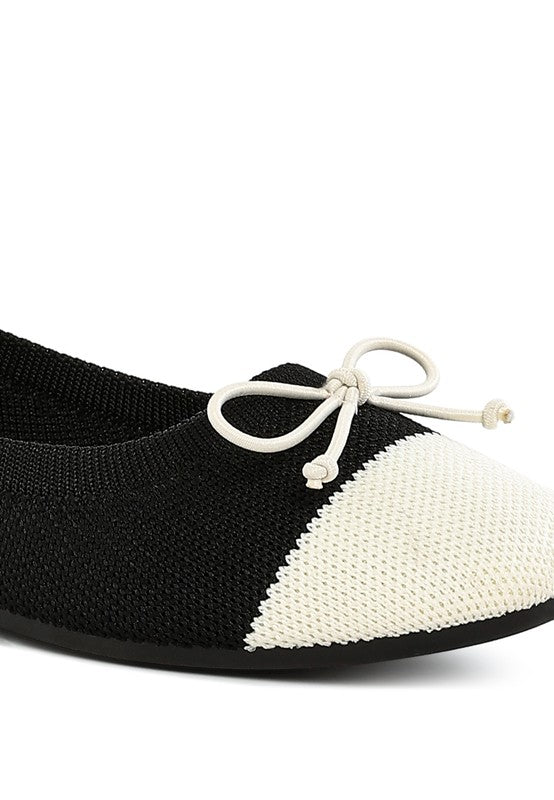 Rosario Two Tone Ballerinas