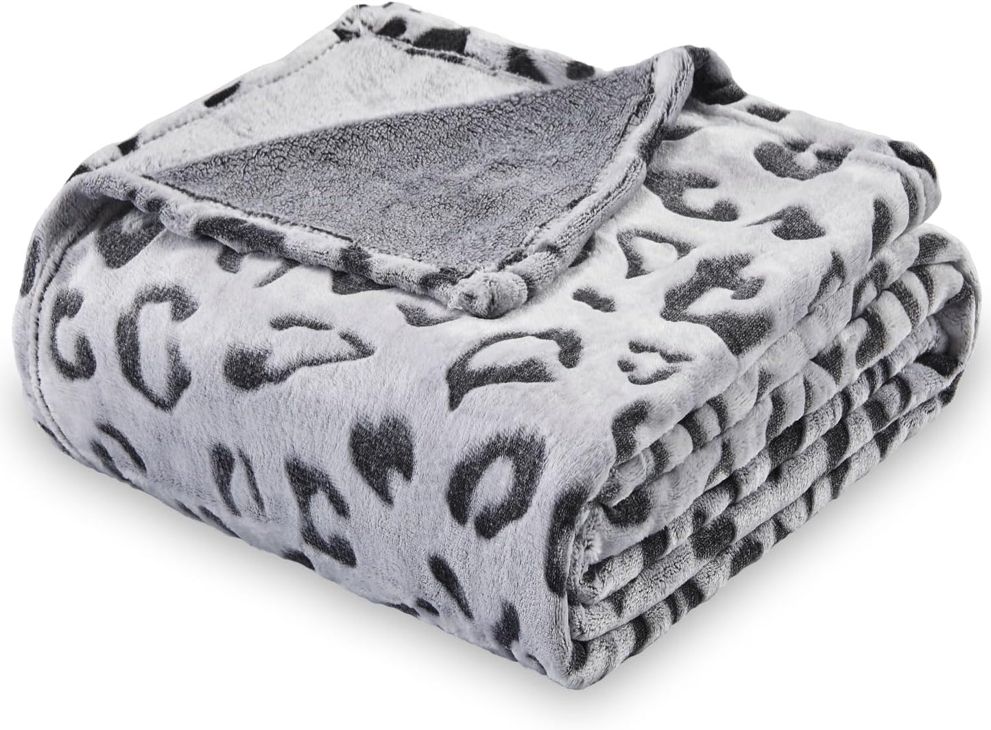 Cheetah Print Flannel Fleece Throw Blanket