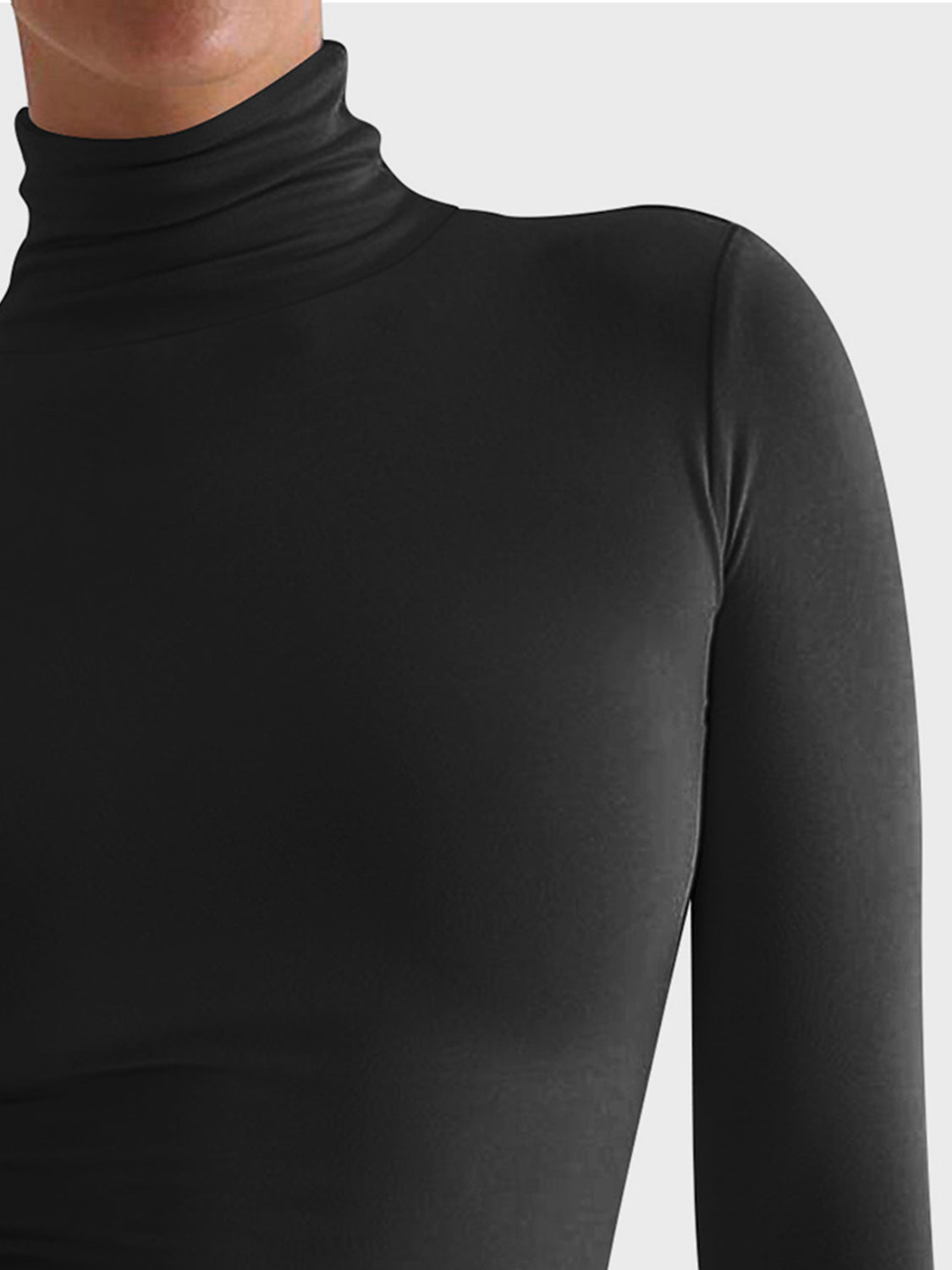 Turtleneck Long Sleeve Tee