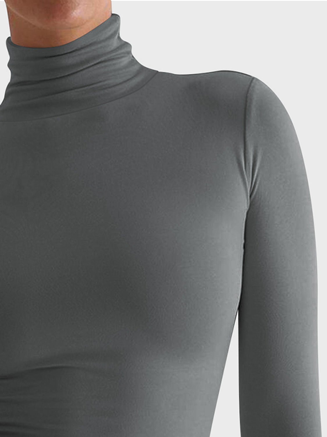 Turtleneck Long Sleeve Tee