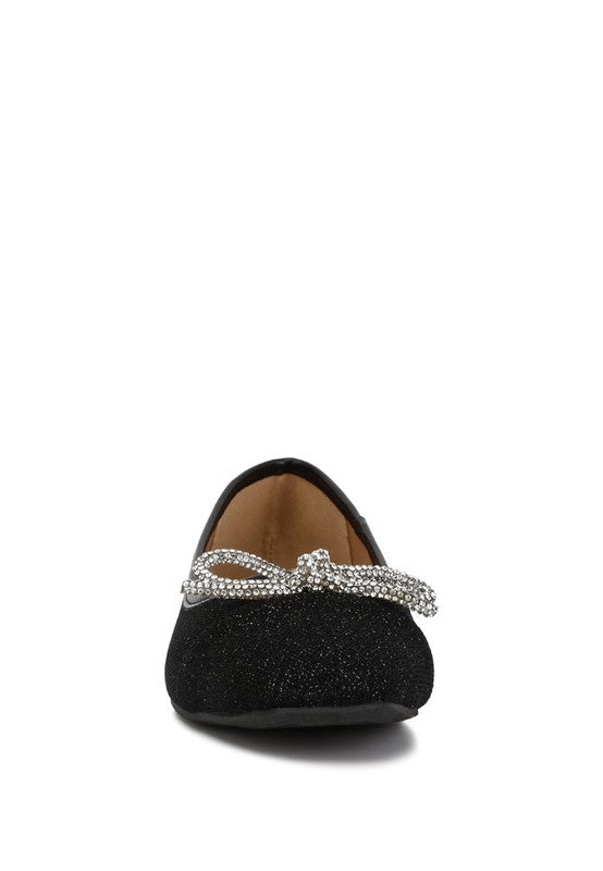 Gizeh Women Rhinestone Embellished Ballerinas