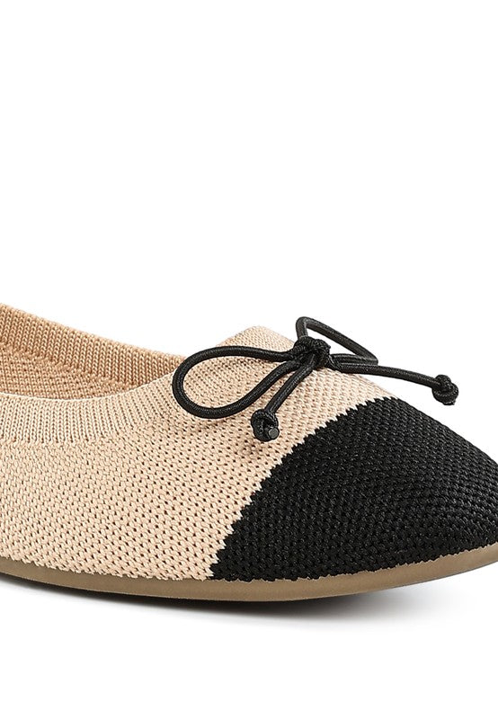 Rosario Two Tone Ballerinas