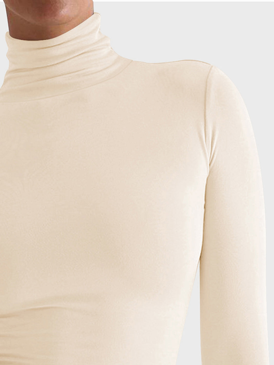 Turtleneck Long Sleeve Tee