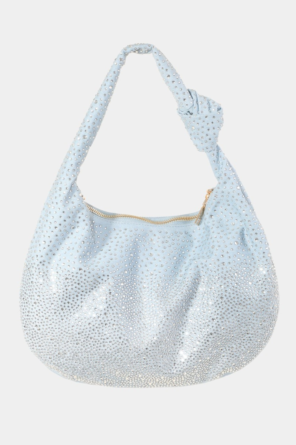 Hobo Rhinestone Studded Handbag