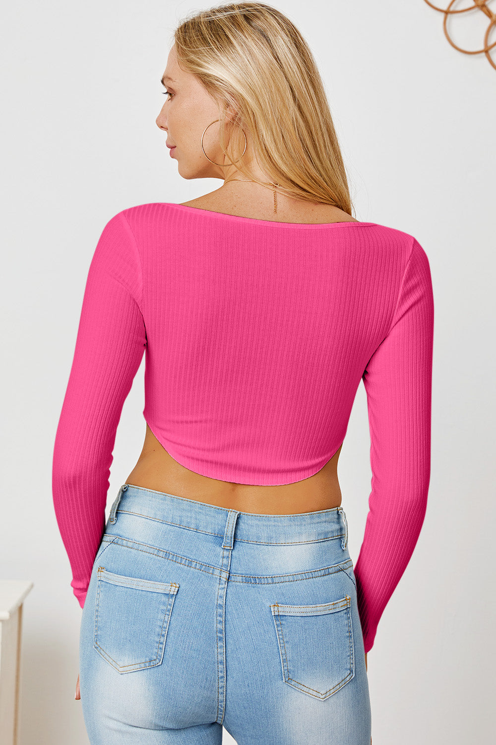 Ribbed Long Sleeve Tee